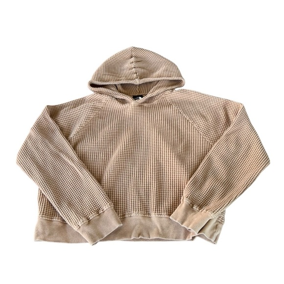 The North Face Waffle Weave Chabot Hoodie Relaxed Fit Medium - Picture 5 of 11